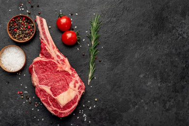 Glatt Kosher Prime Beef Rib Steak - Bone In by Kosher Meat Store