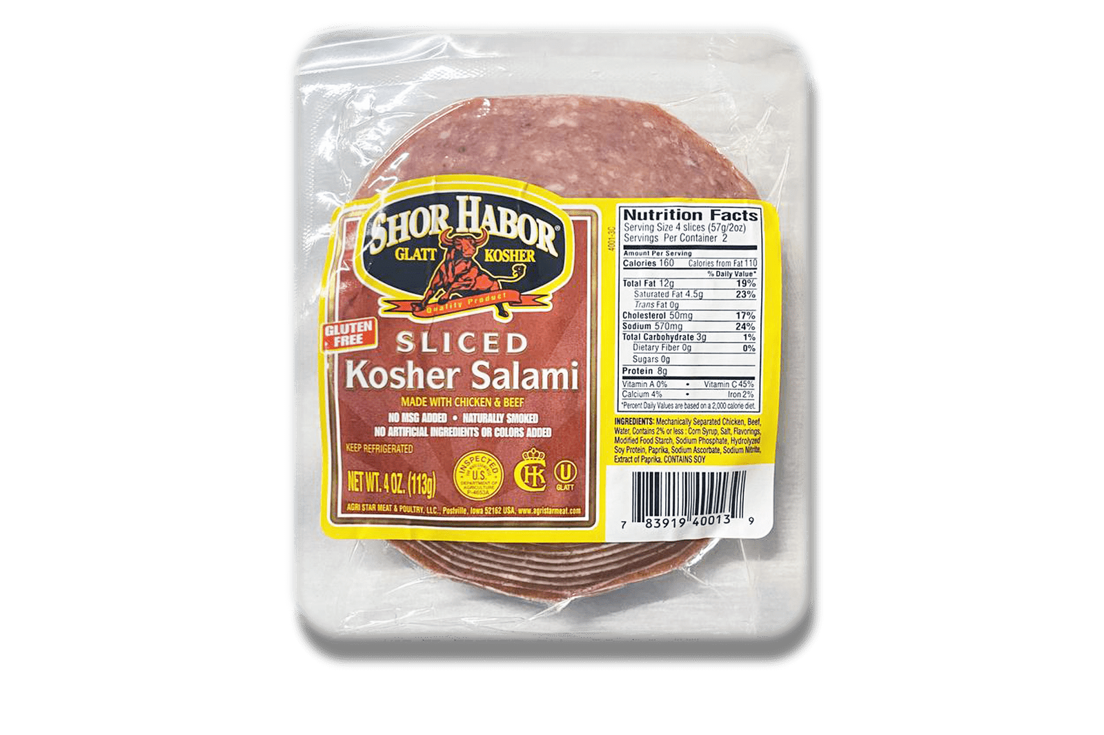 Beef Salami Kosher Meat Store