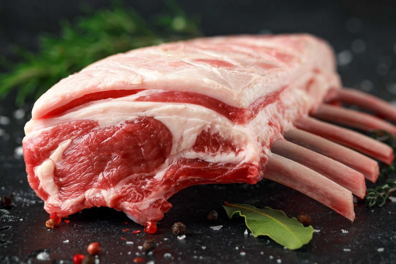 Load image into Gallery viewer, Glatt Kosher Lamb Rack - Frenched by Kosher Meat Store
